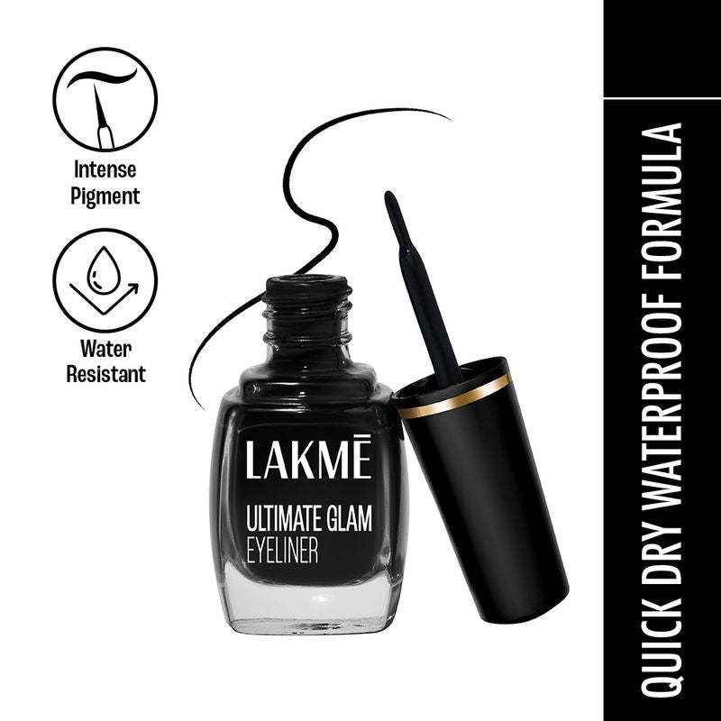 Lakm? Ultimate Glam Eye Liner - Black|9 ml|MRP 190
