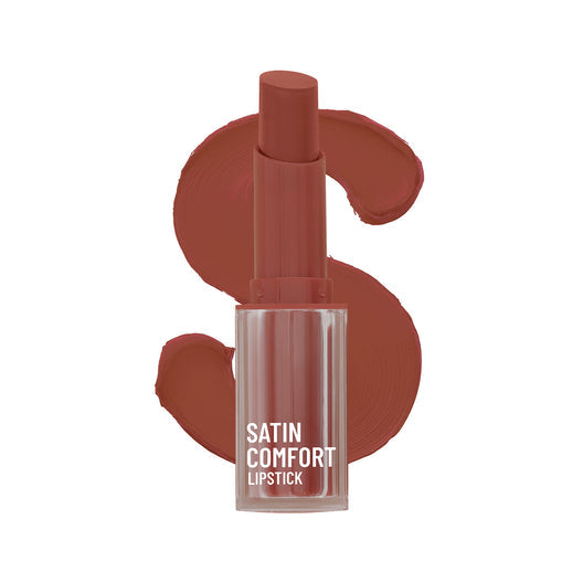 Swiss Beauty Satin Comfort Lipstick 03 - Roasted Brown|3 gms|MRP 249