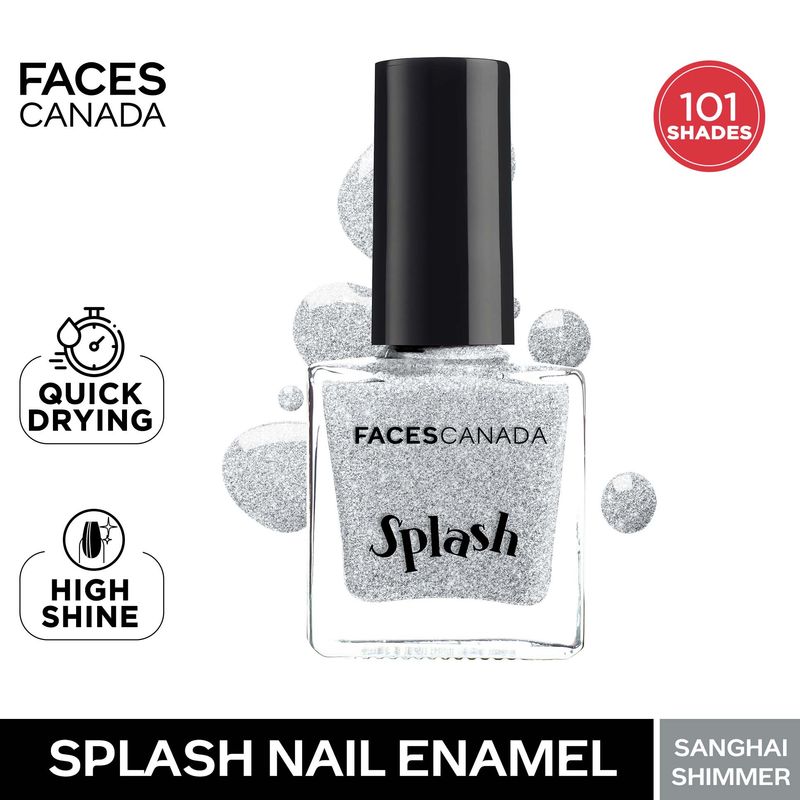 Faces Canada Splash Nail Enamel � 23 Shanghai Shimmer|8 ml|MRP 129