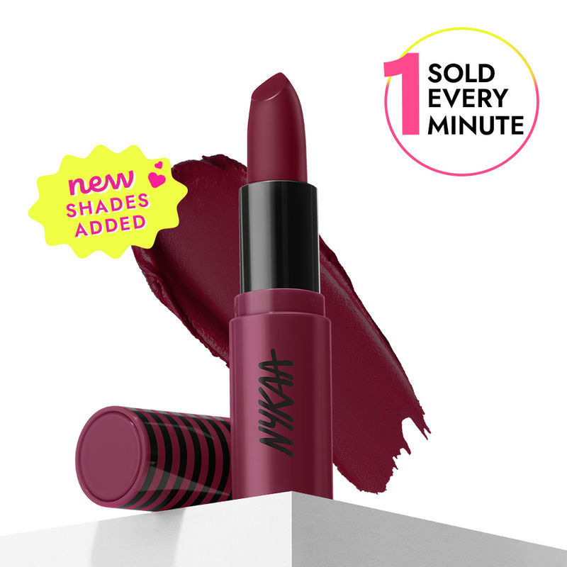 Nykaa So Creme! Creamy Matte Lipstick - Slaycation|4.2 gms|MRP 329