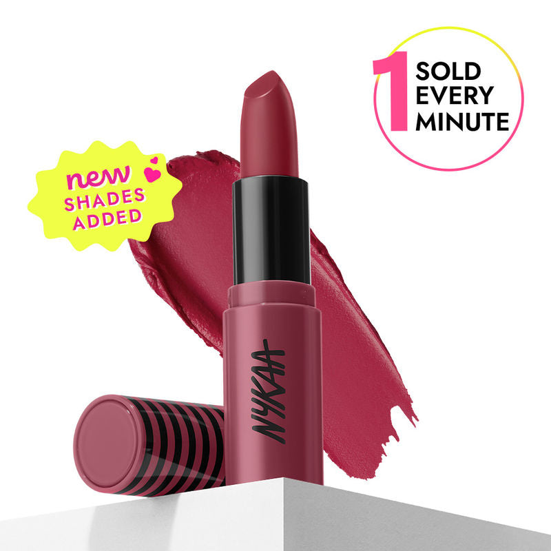 Nykaa So Creme! Creamy Matte Lipstick - Pretty In Pink|4.2 gms|MRP 329