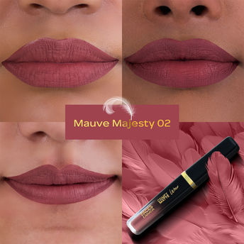 Faces Canada Comfy Matte Wow Liquid Lipstick - Mauve Majesty 02|3.8 ml|MRP 299