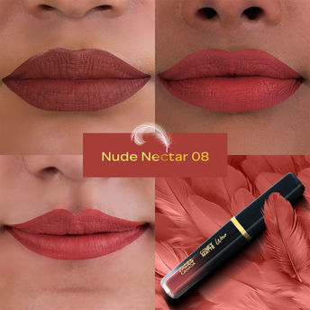 Faces Canada Comfy Matte Wow Liquid Lipstick - Nude Nectar 08|3.8 ml|MRP 299