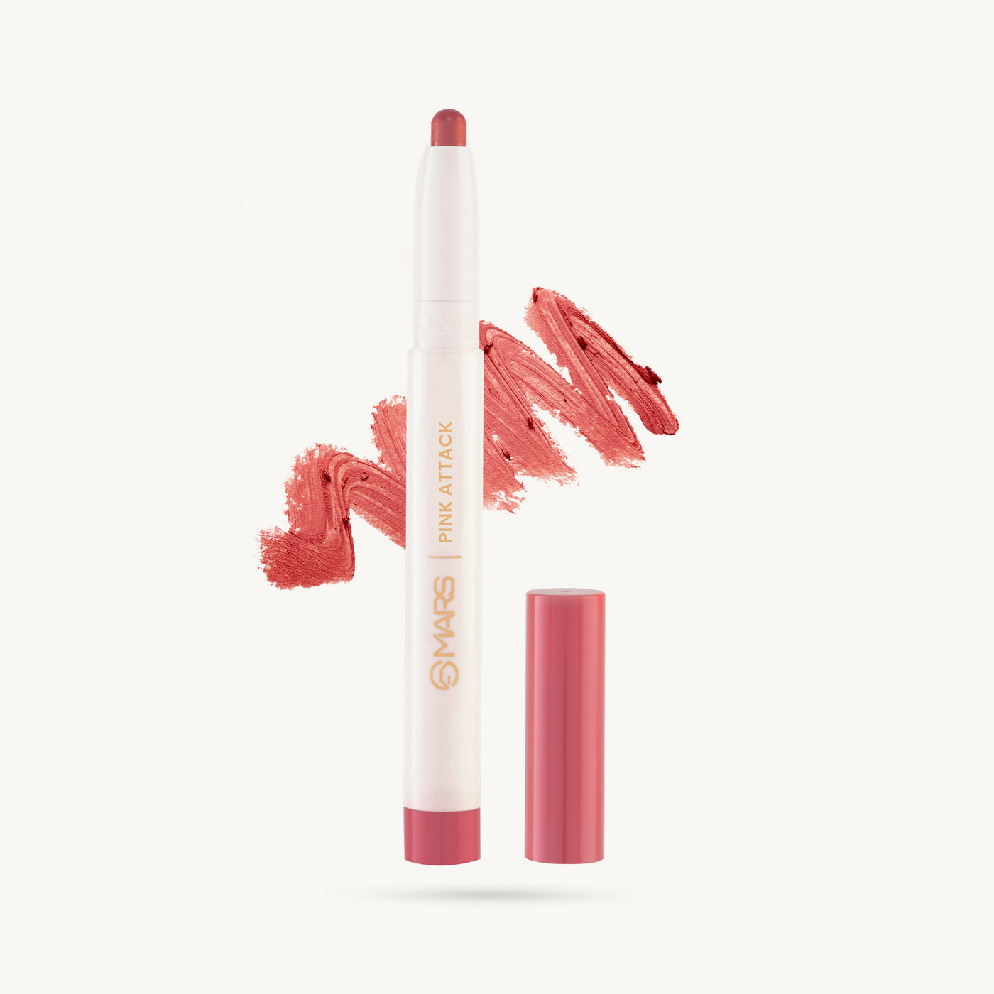 Mars Retractable Lip Crayon | Poppins 10 Pink Attack|1.3 gms|MRP 299