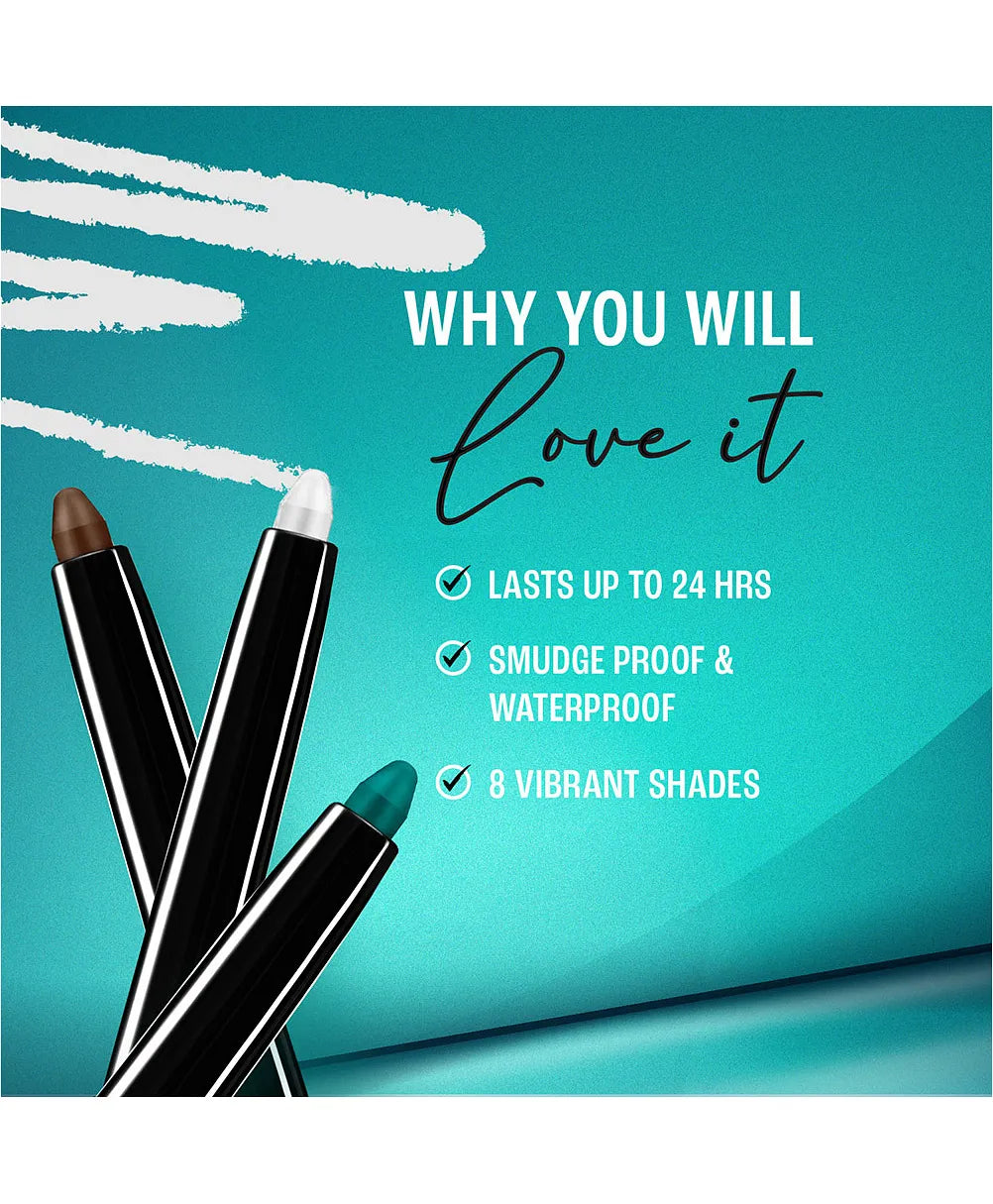 Lakme Eyeconic Kajal Deep Black 0.35g for rich eye definition