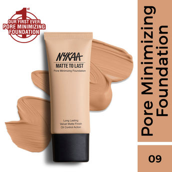 Nykaa Matte to Last Pore Minimizing Foundation - 09N Tan|30 ml|MRP 849