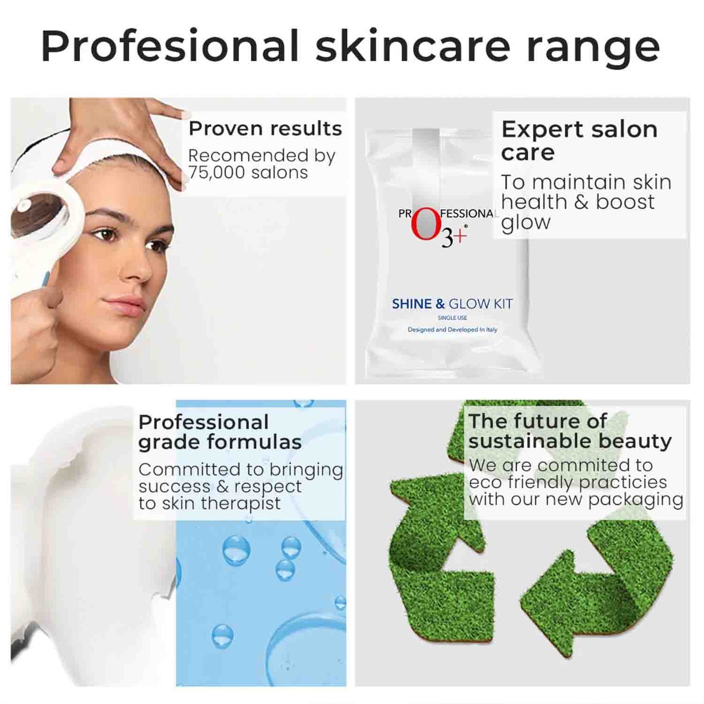 O3+ Shine & Glow Facial Kit for instant brightness