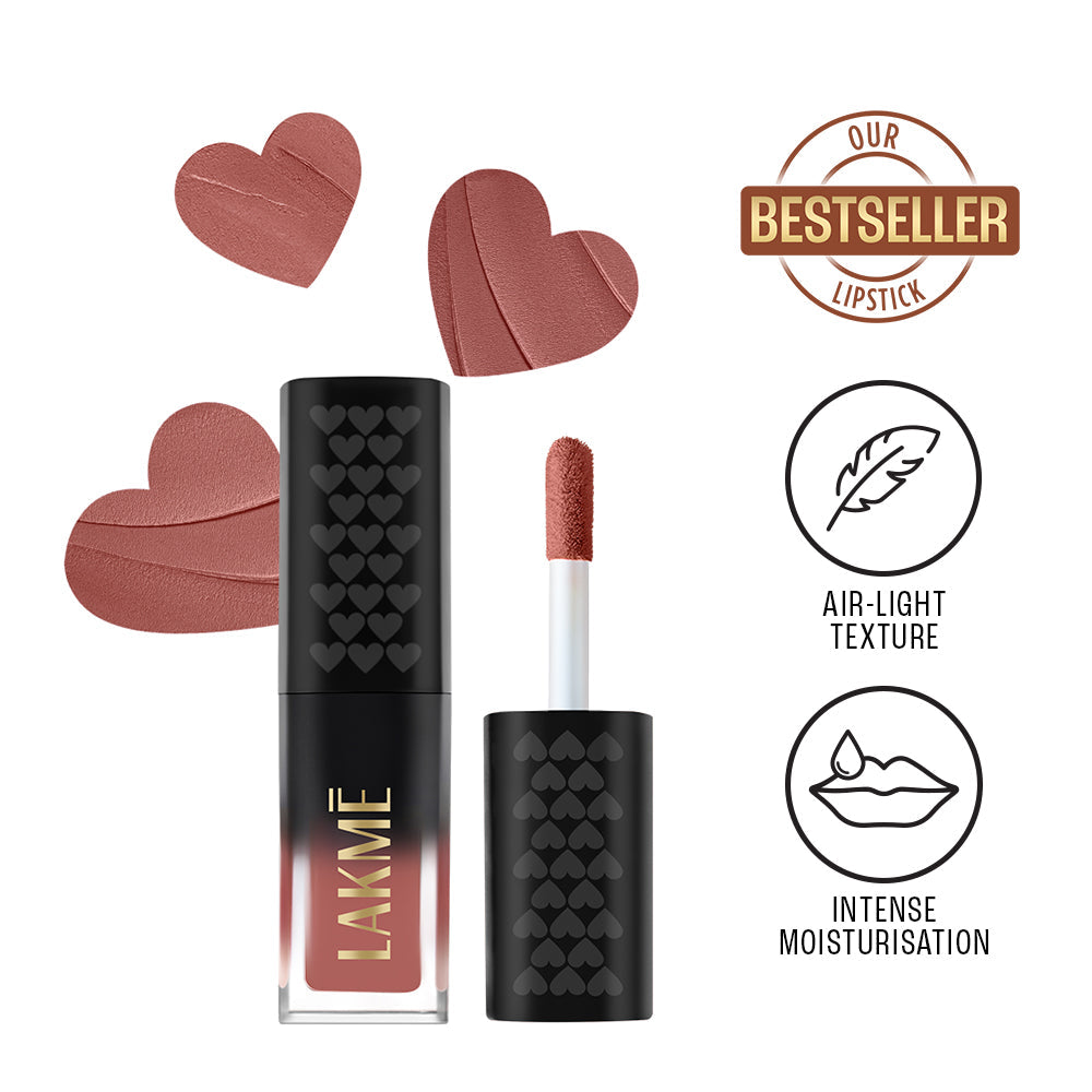 Lakm� Xtraordin-Airy Lip Mousse � 306 Blush Nude|4.6 gms|MRP 700