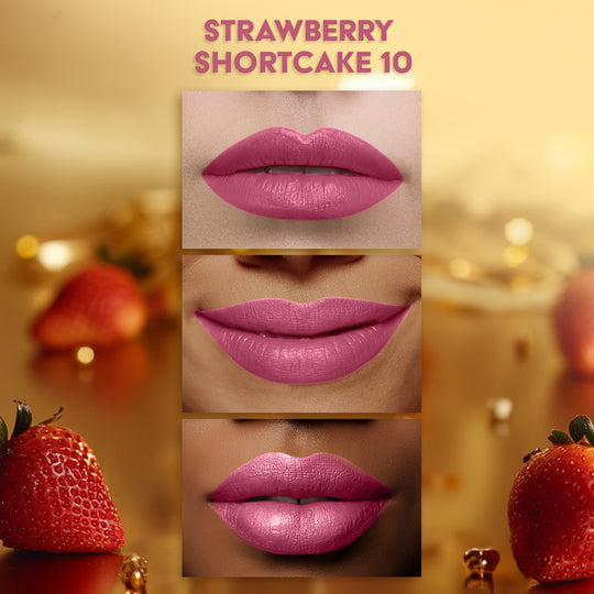 Faces Canada Comfy Matte Velvet Touch Lipstick - Strawberry Shortcake 10|4.2 ml|MRP 449