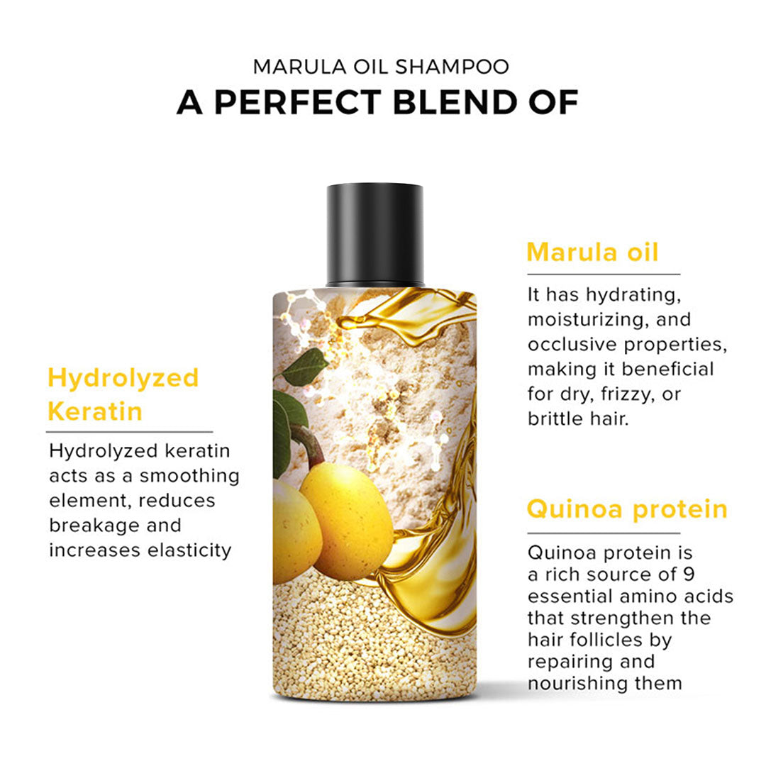 De Fabulous Marula Oil Shampoo | Hydrating Nourishing Cleanser