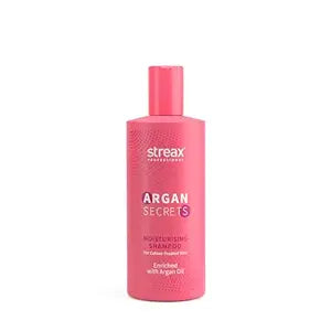 Streax Professional Argan Secrets Moisturizing Shampoo|300 ml|MRP 450