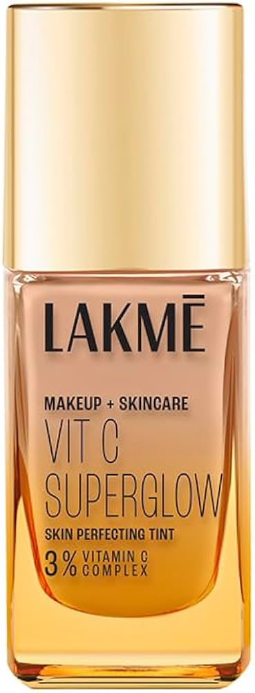 Lakme Vitamin C Superglow Skin Perfecting Tint � W240 Warm Beige|25 ml|MRP 399