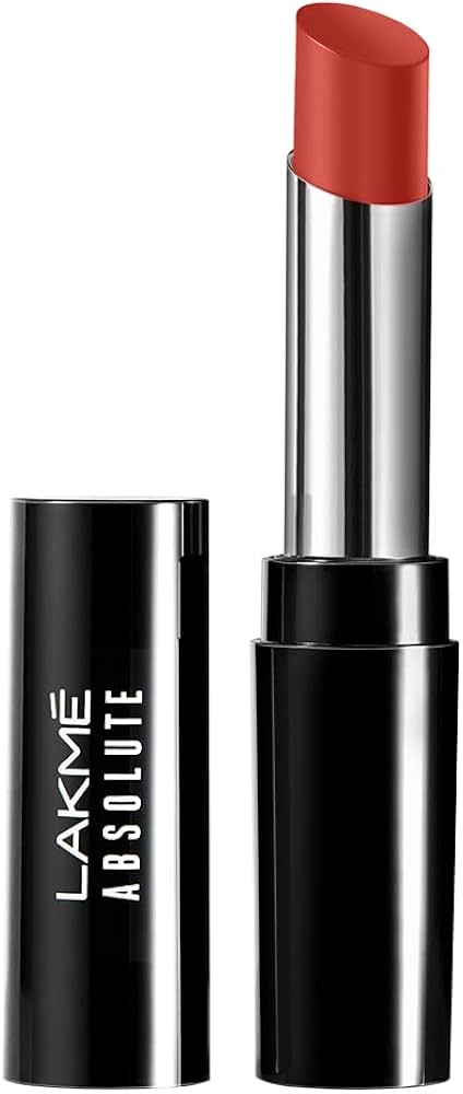 Lakme Absolute Skin Dew Satin Lipstick � 303 Red Alert|3.4 gms|MRP 700