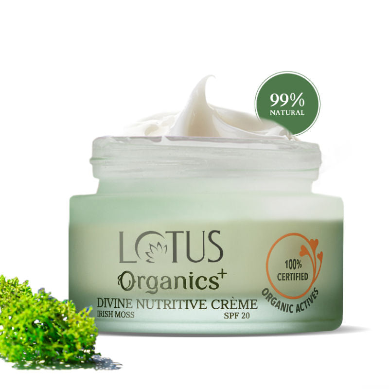 Lotus Organics Divine Nutritive Creme SPF 20|50 gms|MRP 765