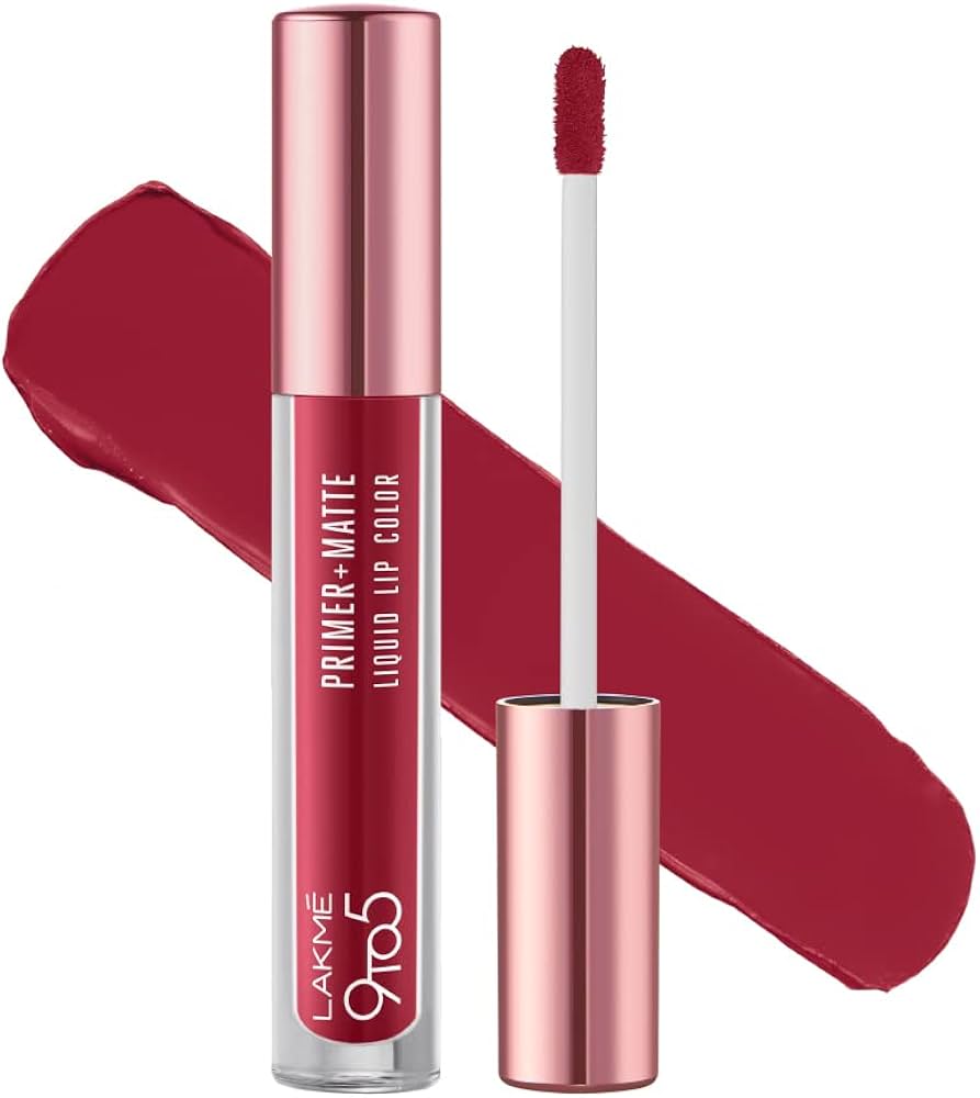 Lakme Powerplay Priming Matte Liquid Lipstick � MP3 Dusty Rose|4.2 ml|MRP 499