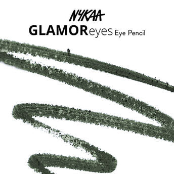 Nykaa Glamoreyes Waterproof & Smudgeproof Shimmer Eye Pencil- 03 Jade Jinx (Dark Green)|1.2 gms|MRP 549