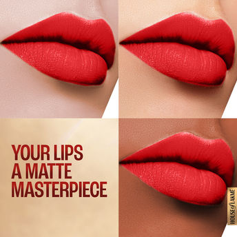 Lakm? 9 To 5 Powerplay Priming Matte Lipstick - MR1 Red Letter|3.6 gms|MRP 650
