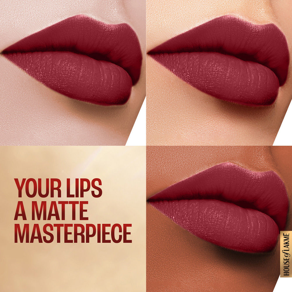 Lakm� 9to5 Powerplay Priming Matte Lipstick � Berry Base|3.6 gms|MRP 650