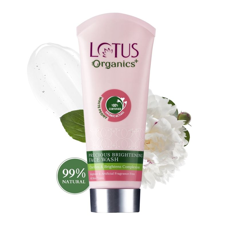 Lotus Organics Precious Brightening Face Wash|100 gms|MRP 480