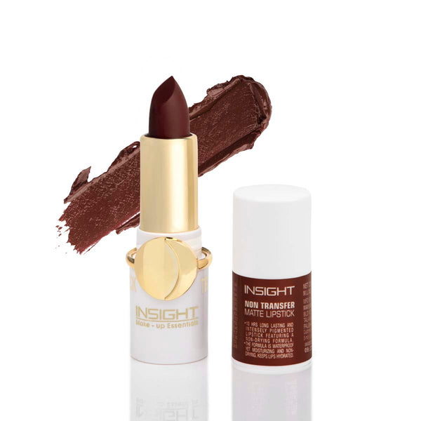 Insight Non Transfer Matte Lipstick 04 Teak|4.2 gms|MRP 325