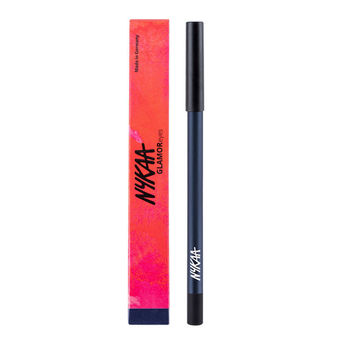 Nykaa Glamoreyes Waterproof & Smudgeproof Shimmer Eye Pencil-Midnight Mage (Deep Blue)|1.2 gms|MRP 549