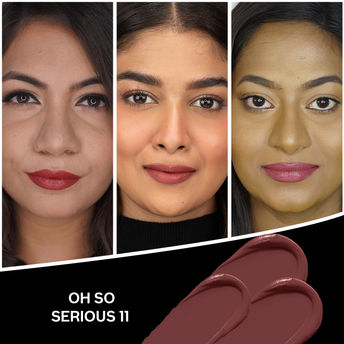 Faces Canada Comfy Matte Cr�me Lipstick � Oh So Serious 11|4.2 gms|MRP 329