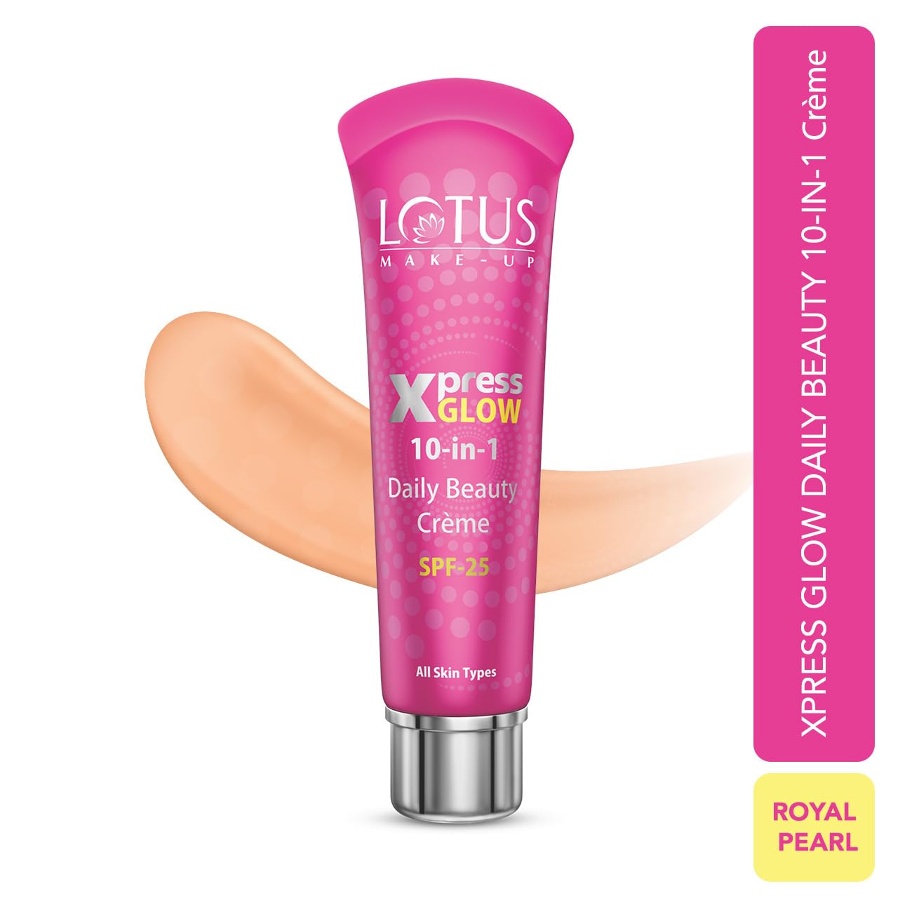 Lotus Herbals Xpress Glow Daily Beauty 10-In-1 Cream, face cream, Royal Pearl shade