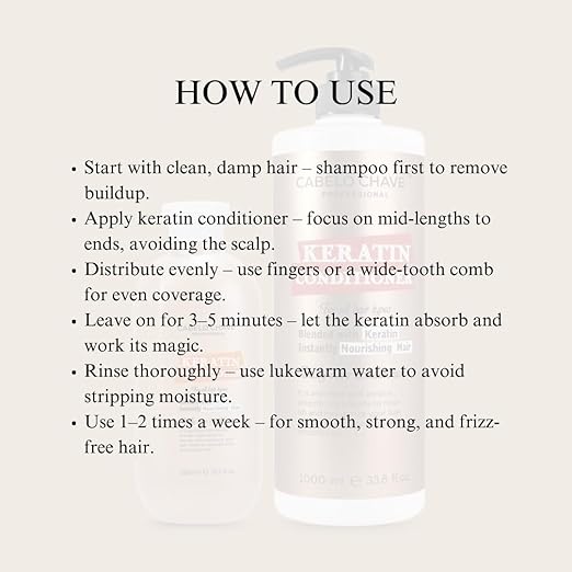 Cabelo Chave Keratin Conditioner | Smooth & Shiny Hair 300ml