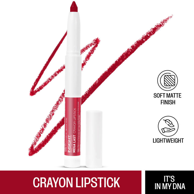 Insight Mega Last Crayon Lipstick 14 It's In My DNA|1.3 gms|MRP 280