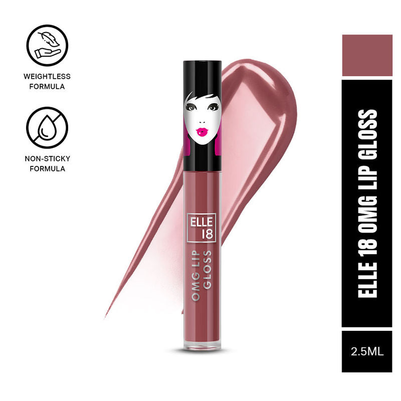 Lakm? Elle 18 OMG Non sticky Tinted Lip Gloss - Honeyed Hush|2.5 ml|MRP 175