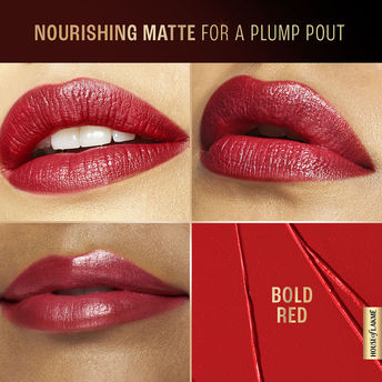 Lakm� Ultimate Glam Satin Matte Lipstick � Bold Red|4.3 gms|MRP 350