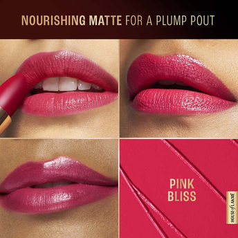 Lakm� Ultimate Glam Satin Matte Lipstick � Pink Bliss|4.3 gms|MRP 350