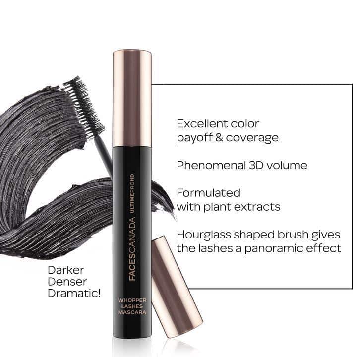 Faces Canada Ultime Pro HD Whopper Lashes Mascara Black|12 ml|MRP 799
