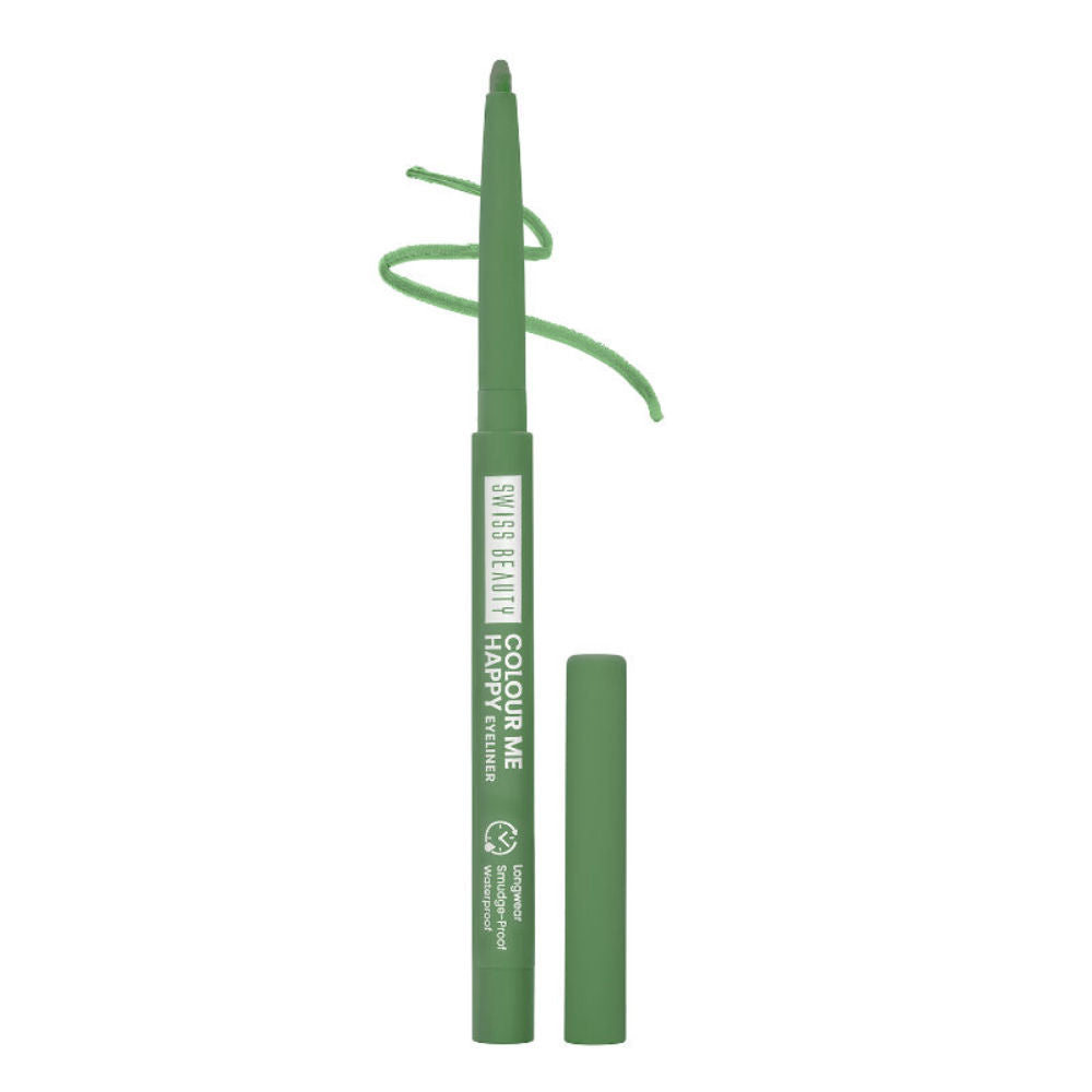 Swiss Beauty Colour Me Happy Eyeliner 10 Tulip Green|0.4 gms|MRP 249