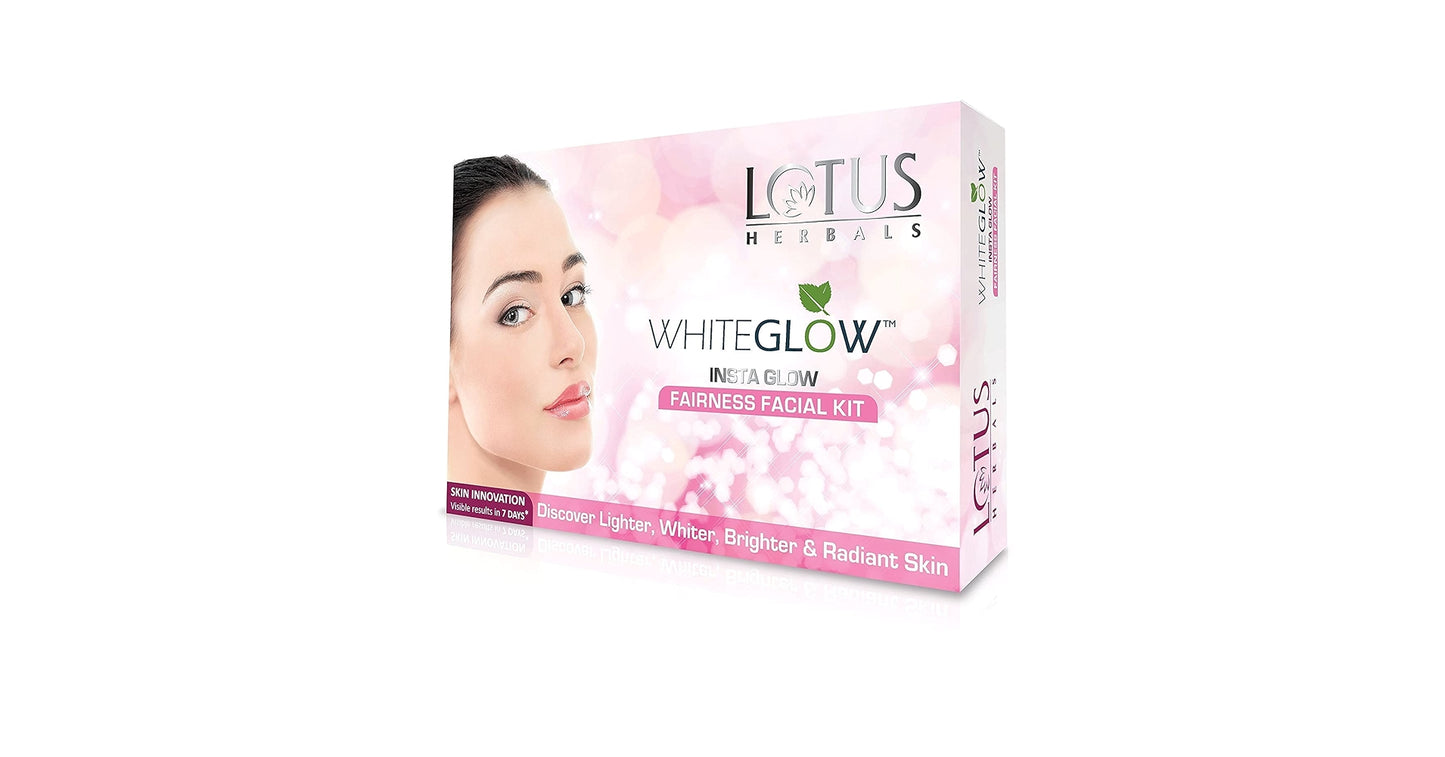 Lotus Herbals WhiteGlow InstaGlow Brightening Facial Kit|40 gms|MRP 295
