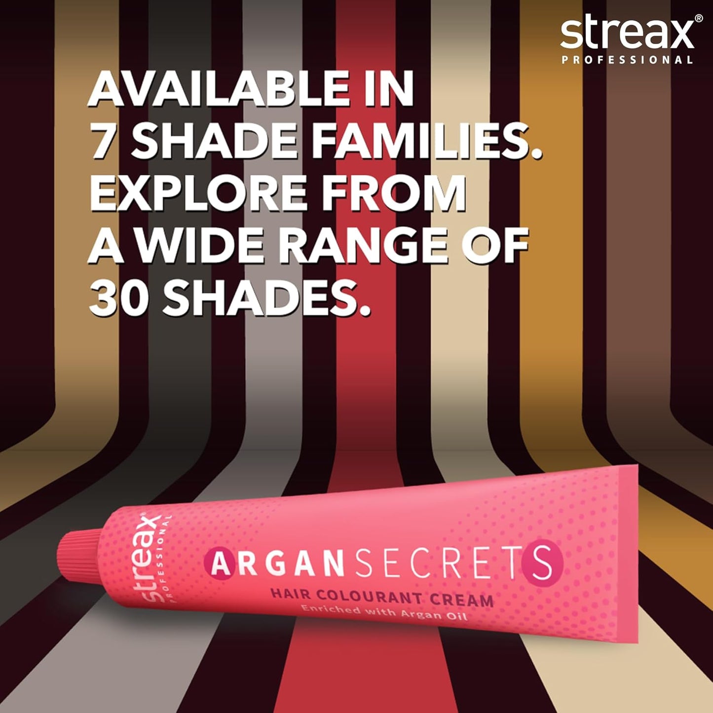 Streax Professional Argan Secrets Natural Black Hair Colour 90g