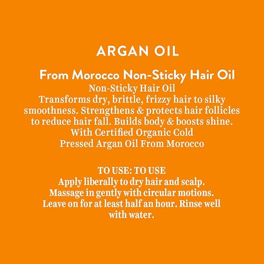 Biotique Advanced Organics Argan Oil From Morocco Non Sticky Hair Oil 200ML