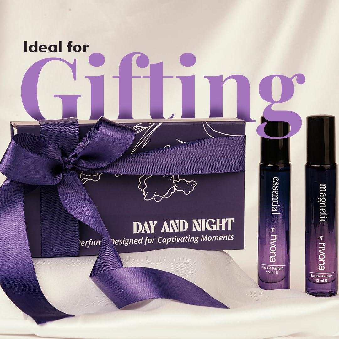 Rivona Day and Night Perfume Set, perfume gifting combo, premium fragrance set