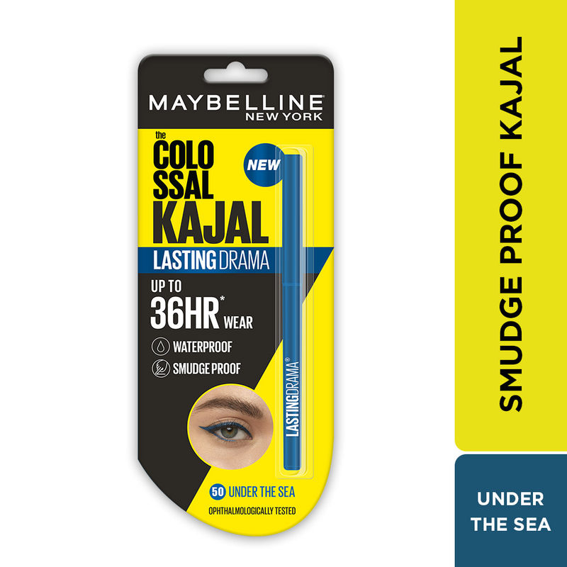 Maybelline New York Colossal Lasting Drama Kajal � 50 Under The Sea|0.31 gms|MRP 299