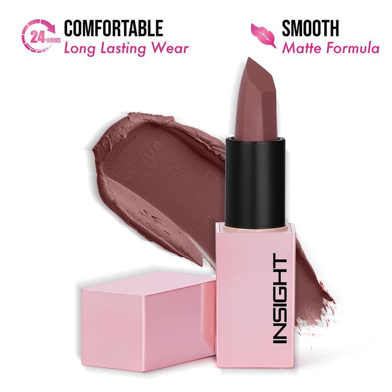 Insight Prime Matte Lipstick � 03 Mojito|3.8 gms|MRP 200