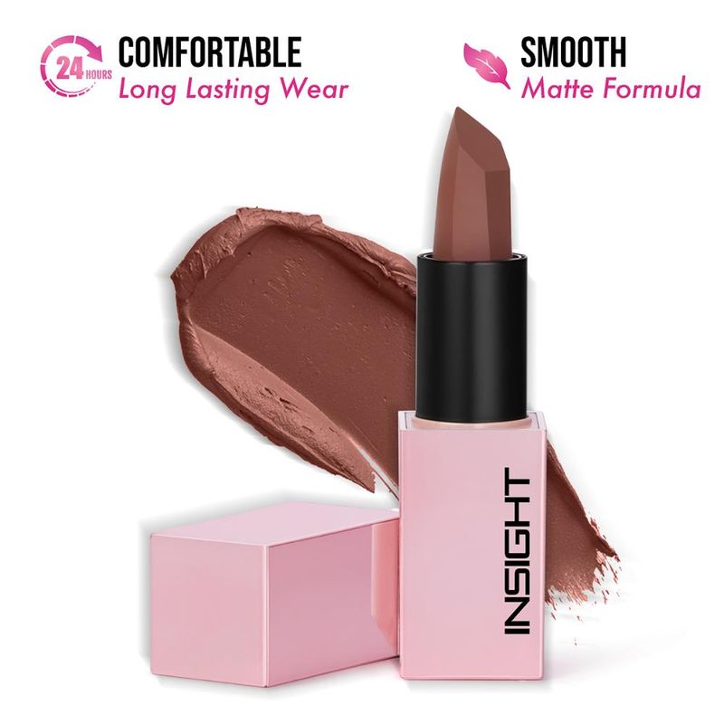 Insight Prime Matte Lipstick � 11 Aqua Velva|3.8 gms|MRP 200