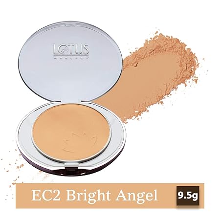 Lotus Herbals Ecostay Ideal Finish Pressed Powder � Bright Angel EC 2|9 gms|MRP 695