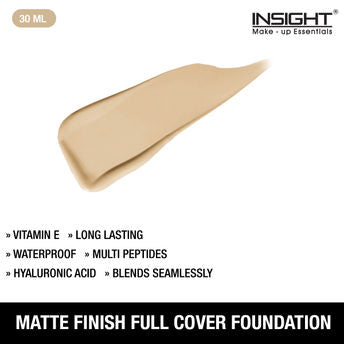 Insight Matte Finish Full Cover Foundation LN13|30 ml|MRP 365