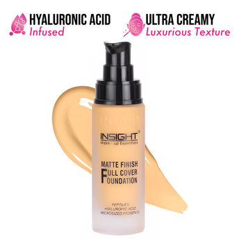 Insight Matte Finish Full Cover Foundation MN18|30 ml|MRP 365