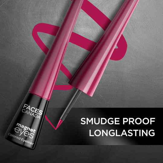Faces Canada Magneteyes Color Eyeliner - Graceful Burgundy |4 ml|MRP 399
