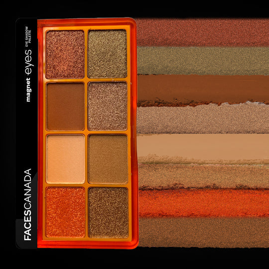 Faces Canada Magneteyes 8 In 1 Eyeshadow Palette - The Minimalists|63 gms|MRP 799