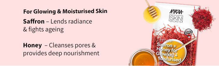 Nykaa Saffron+Honey Sheet Mask |20 ml|MRP 100