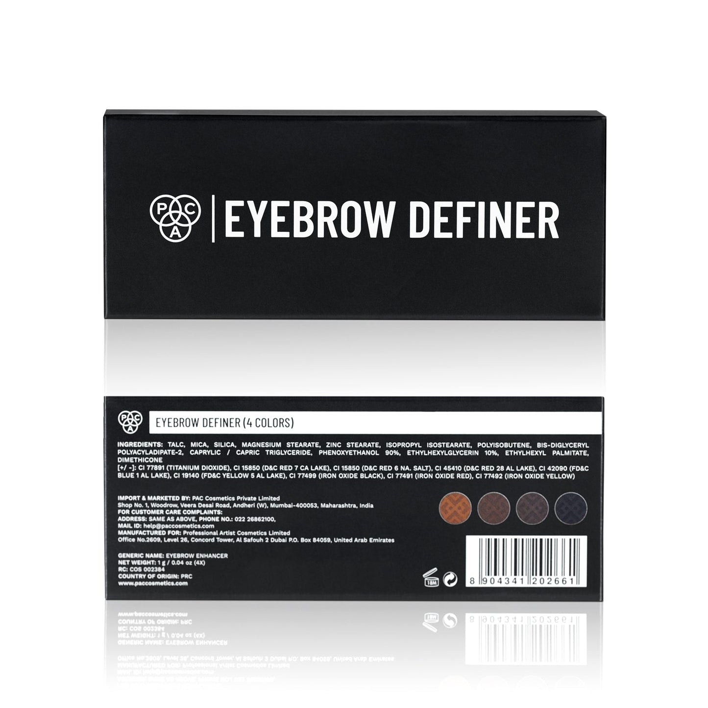 PAC Eyebrow Definer No. 4 – Long-Lasting Brow Pencil 4g