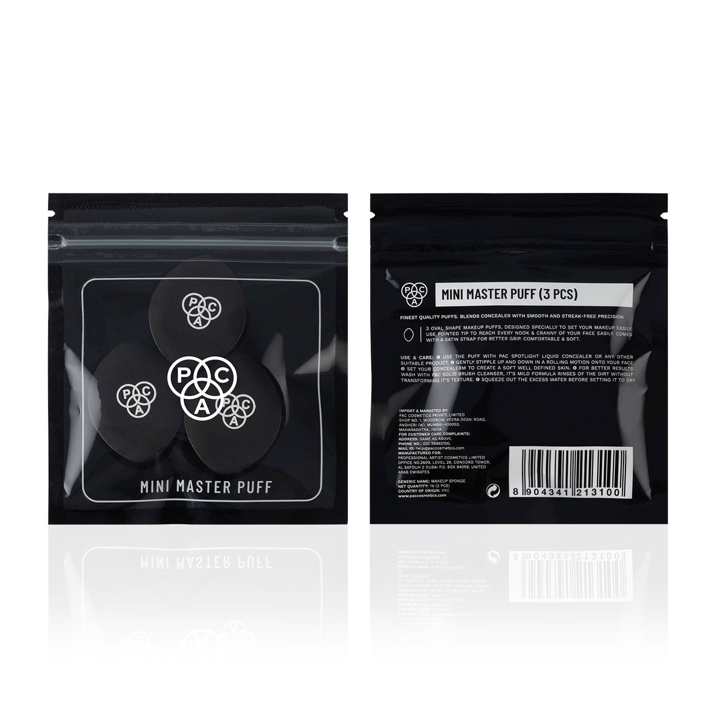 PAC Mini Sponge Set – Precision Makeup Blending Sponges