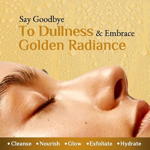 Richfeel Gold Facial Kit - Instant Glow & Bright Skin with Gold Foils|250 gms|MRP 3249